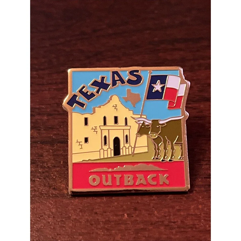 Outback Steakhouse 50 States Texas Lapel Hat Pin